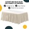 Ruffle Disposable Table Skirt 14 Ft Long Pleated Table Skirts with Adhesive Strip – Fits 6ft+ Rectangle or Round Tables – Ideal for Birthday Parties, Gender Reveal, Baby Showers & Event Decorations 6 pack by Exquisite